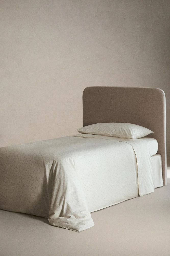 DRAP DE DESSUS ENFANT COTON MINIFLEUR