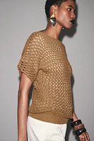 CROCHET KNIT TOP