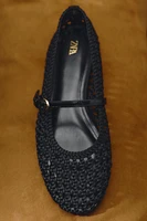 WOVEN STRAP BALLET FLAT