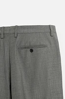 100% WOOL STRUCTURE SUIT PANTS