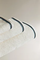 SERVIETTE DE BAIN LISERÉS COLORÉS