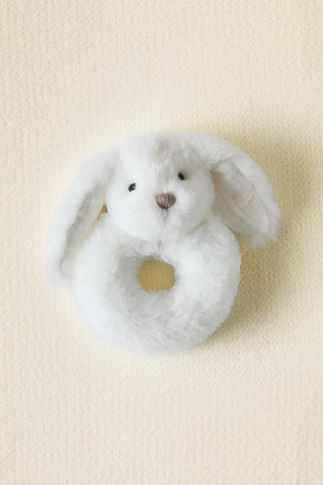 PELUCHE ENFANT HOCHET LAPIN