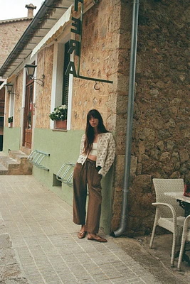 RUSTIC ELASTIC WAIST PANTS