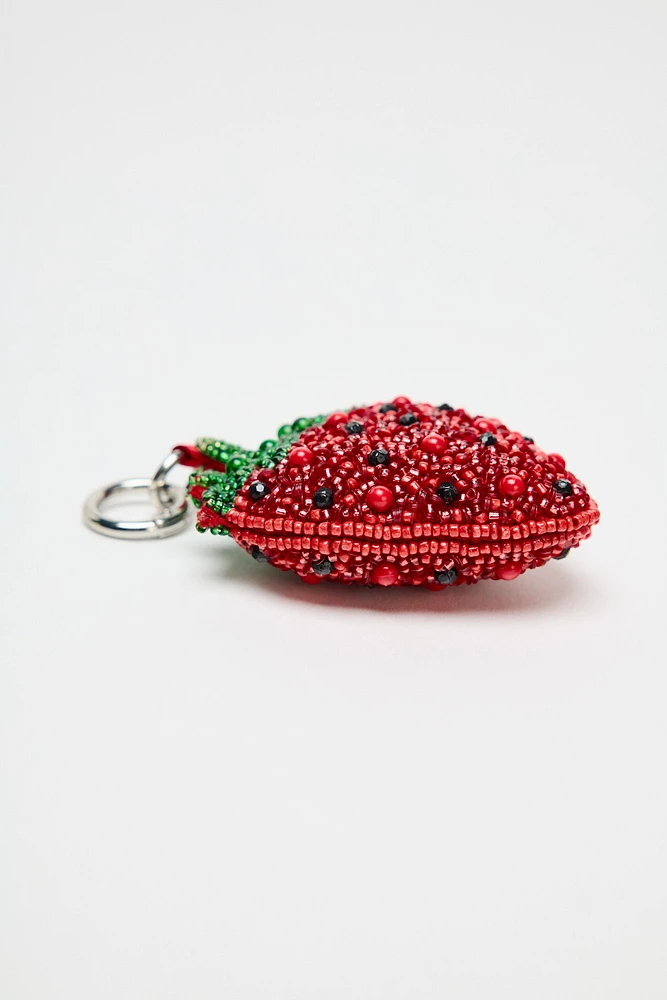 BEADED FRUIT CHARM