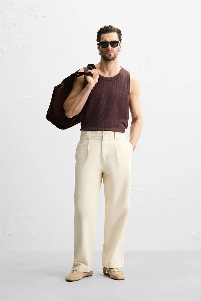 RIBBED TANK TOP