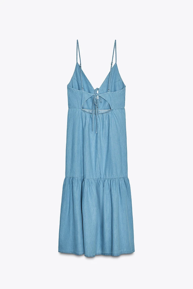 BOW MIDI DRESS