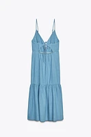 BOW MIDI DRESS