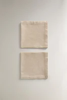 SCALLOPED NAPKINS (PACK OF 2)