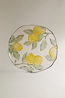 ASSIETTE DE PRÉSENTATION VERRE RECYCLABLE CITRONS