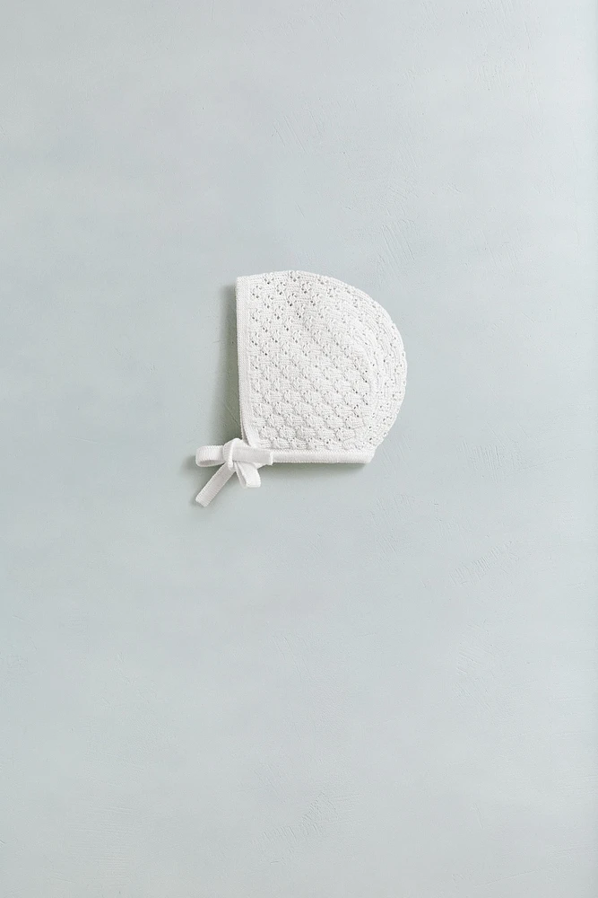 BONNET EN COTON SOIE