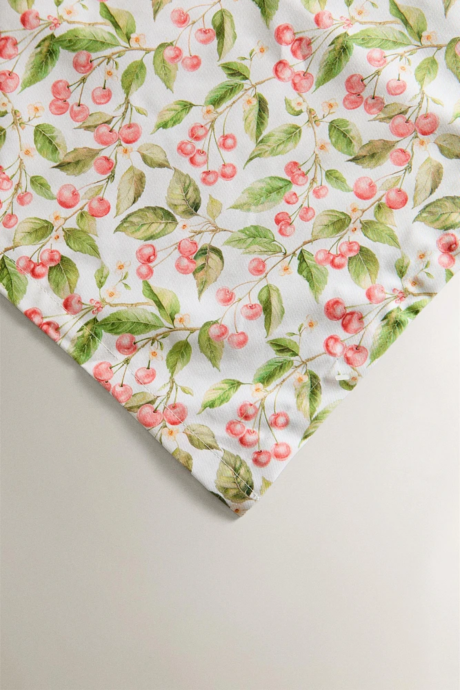 NAPPE ENDUITE IMPRIMÉ CERISES