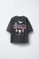 WASHED EFFECT HELLO KITTY AND FRIENDS © SANRIO T-SHIRT