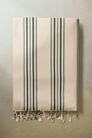 SERVIETTE DE PLAGE PARÉO COTON RAYURES