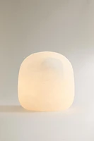 LAMPE DE TABLE ALBÂTRE SEMI-OVALE