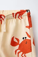 ENSEMBLE DE JOGGING T-SHIRT ET BERMUDA CRABES