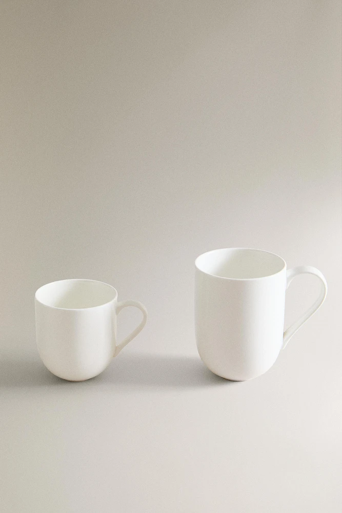 TASSE PORCELAINE BLANCHE