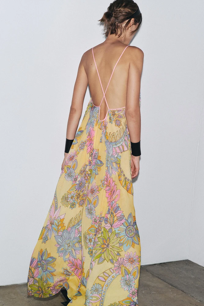 FLORAL PRINT DRESS ZW COLLECTION