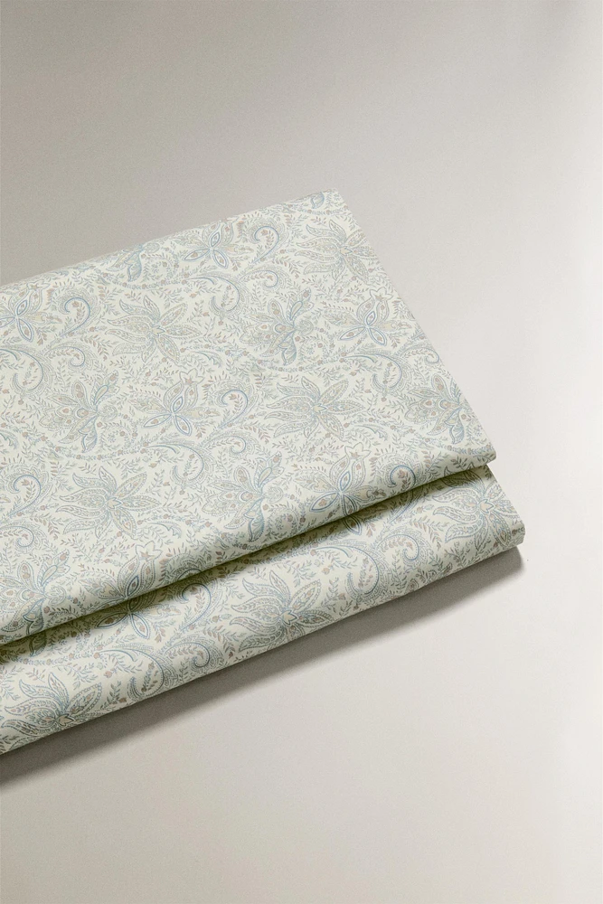 DRAP DE DESSUS SATIN IMPRIMÉ PAISLEY