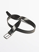Ceinture réversible en cuir nappa