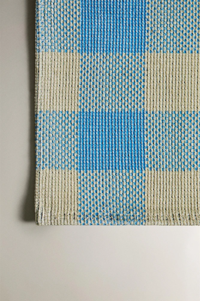 SQUARE COTTON AREA RUG