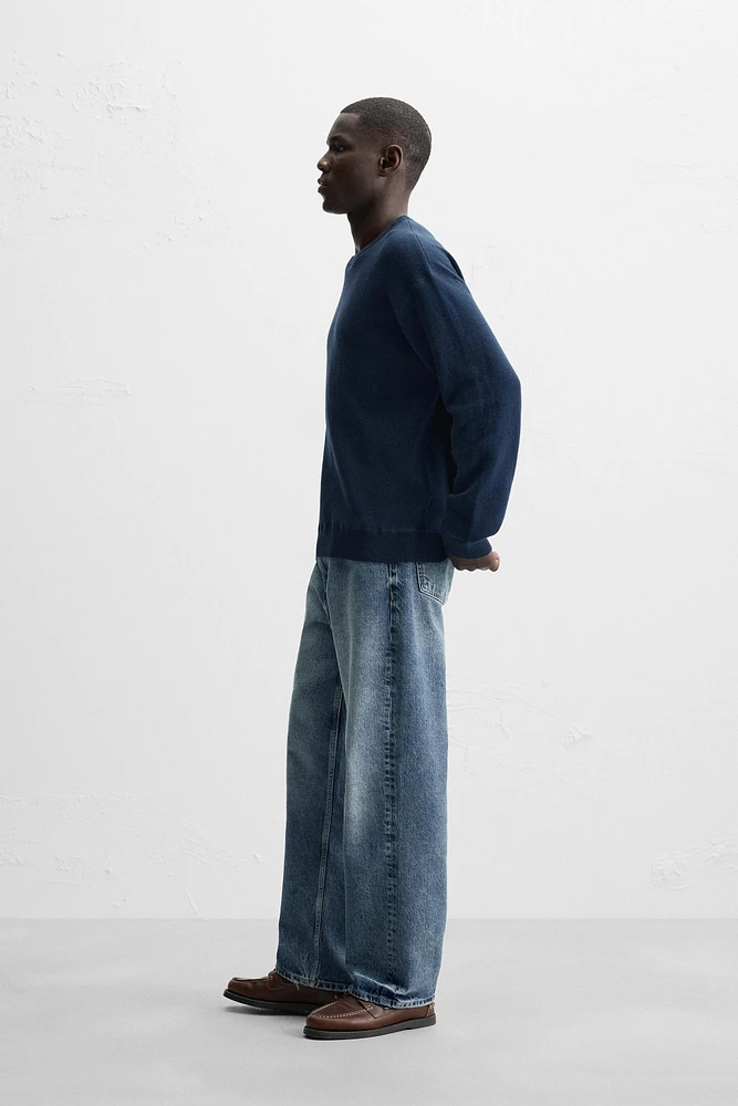 COTTON BLEND SWEATER