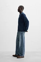 COTTON BLEND SWEATER