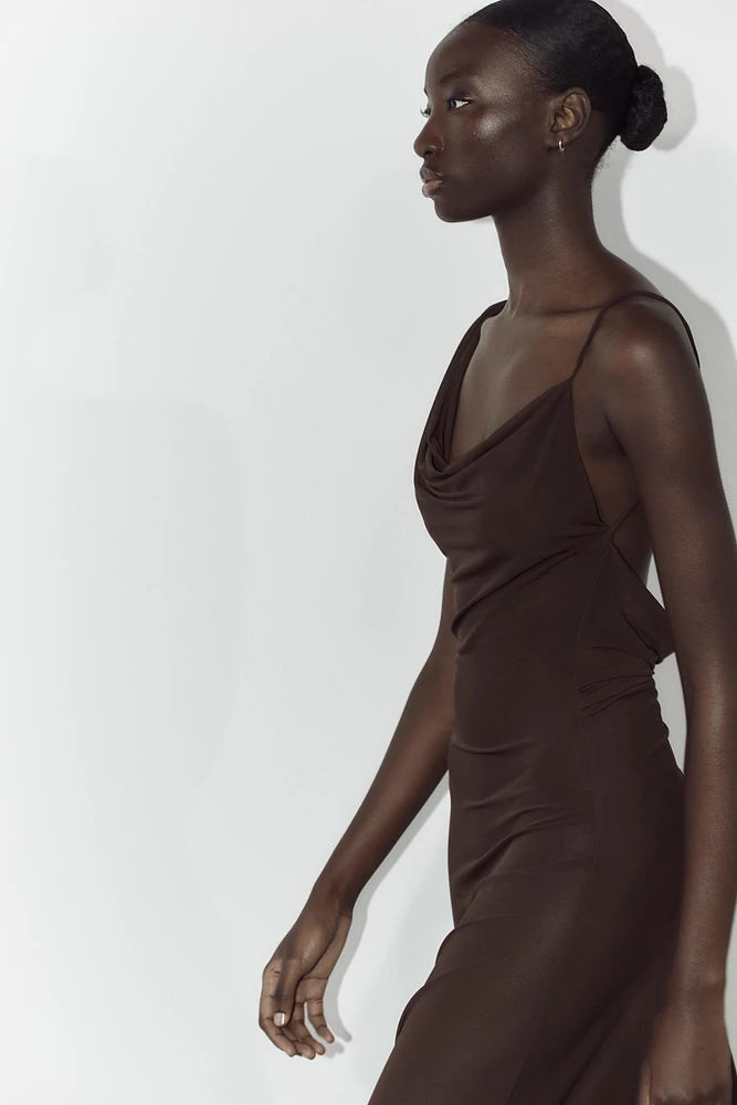 LONG ASYMMETRICAL DRESS