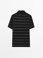 Polo rayures manches courtes coton