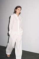 PANTALON LARGE 100 % LIN COLLECTION ZW