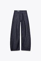PANTALON DENIM TRF À PINCES
