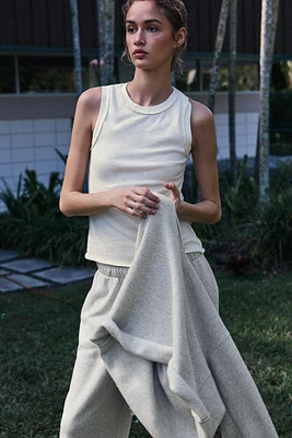 SLEEVELESS COTTON TOP