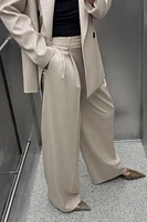 WIDE LEG PANTS WITH DARTS