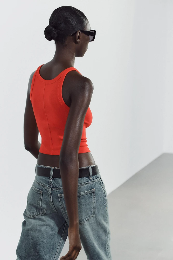 RIB CROP TOP