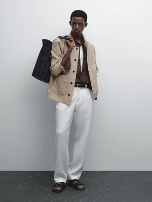 Veste légère 100 % lin