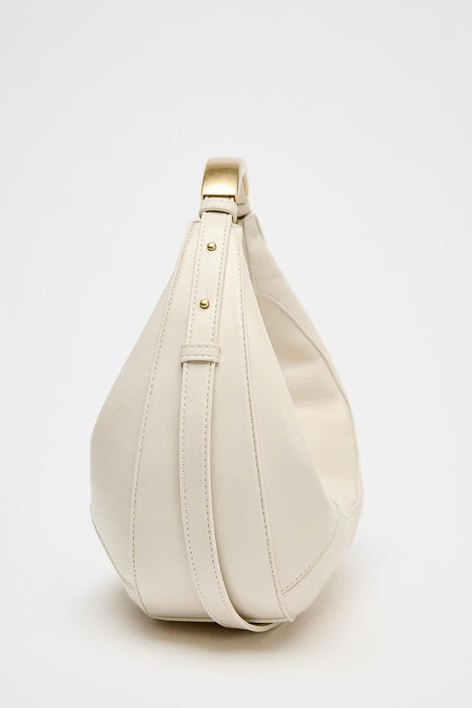 SAC OVALE ANSE MÉTALLIQUE