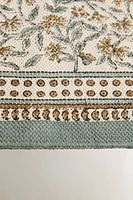 TAPIS IMPRIMÉ FLORAL BLOCK PRINT