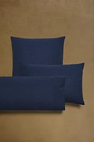 TAIE D’OREILLER COTON FIL TEINTÉ