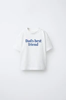 T-SHIRT IMPRIMÉ INSCRIPTION