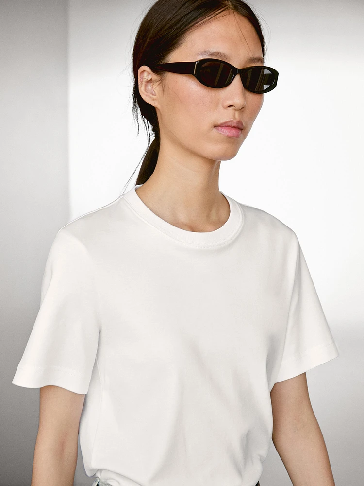 T-shirt à manches courtes 100 % coton