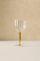 BOROSILICATE GLASS WITH COLORED STEM