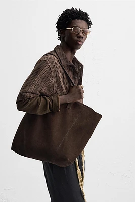 SAC SHOPPER EN CUIR