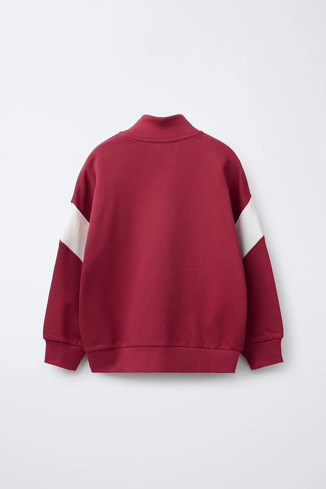 SWEAT ZIPPÉ SPORTY