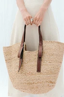 WOVEN SHOPPER BAG