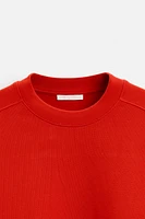 BOXY FIT CREW NECK SWEATSHIRT