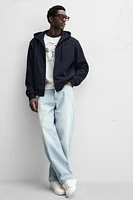 BASIC ZIP-UP HOODIE
