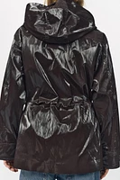 SHINY HOODED PARKA ZW COLLECTION