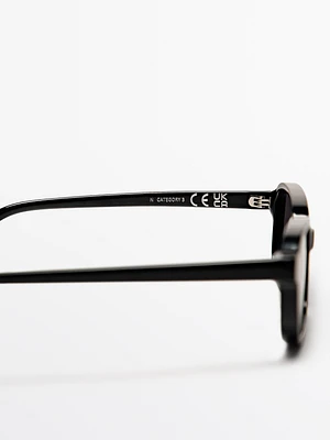 Small rectangular sunglasses