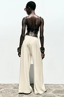 FLOWY WIDE LEG PANTS