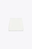 PEARL KNIT MINI SKIRT