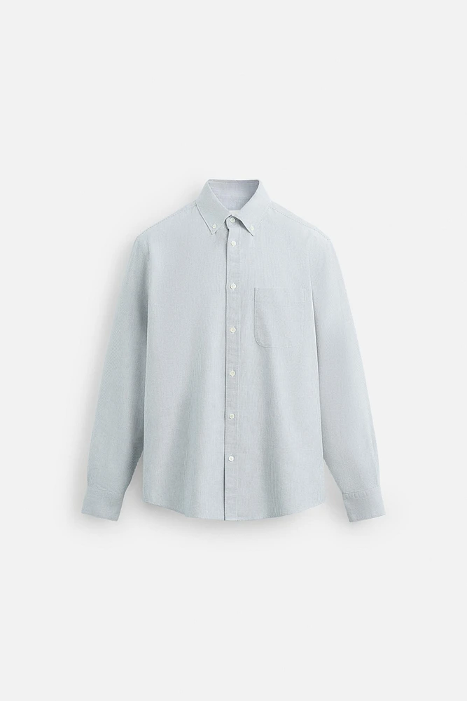 CHEMISE OXFORD À RAYURES